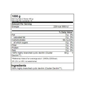 GN Cluster Dextrin – 1000g Beutel