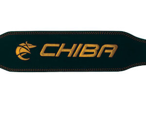 Chiba – 40810 – Ledergürtel schwarz/gold S