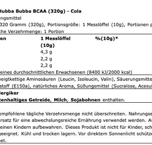 Hubba Bubba BCAA 320g