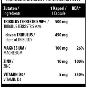 MST – Tribulus 90% Pro 90 caps