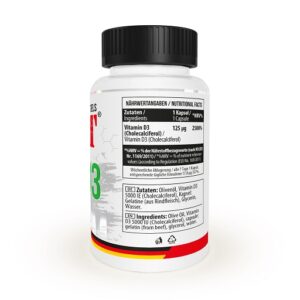 MST – Vitamin D3 – 150 Softgels