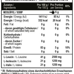 MST – BCAA Zero 600g