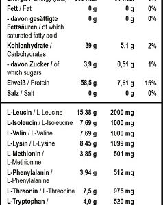 MST – BCAA & EAA Zero 1040g Peach Ice Tea