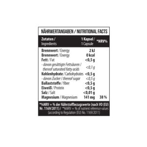 MST – Magnesium Malate 120 Kapseln