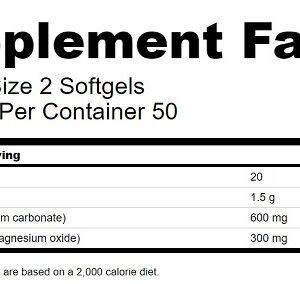 Swanson Liquid Calcium & Magnesium 100 Kapseln