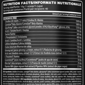 Genius Nutrition Warcry Pre 400g American Cola