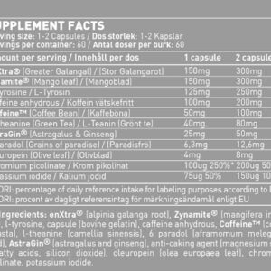 Swedish Supplements Fucked Up Spike 60 Kapseln