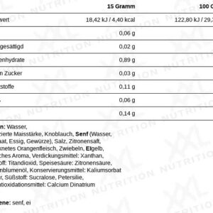 XXL Nutrition Light Sauce 265ml