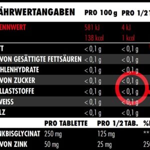 Big Zone Zink Bisglycinat 150 Tabletten