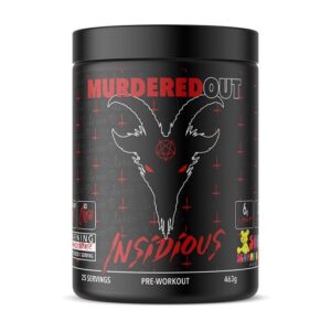 Murdered Out Insidious Preworkout 463g Sour Scummy Bear