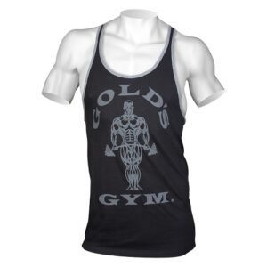 Gold´s Gym GGVST004 Contrast Stringer schwarz/grey S