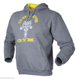 Gold´s Gym Muscle Joe Pullover Hoodie – grau M