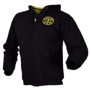 Gold´s Gym Muscle Joe Zip Hoodie – schwarz